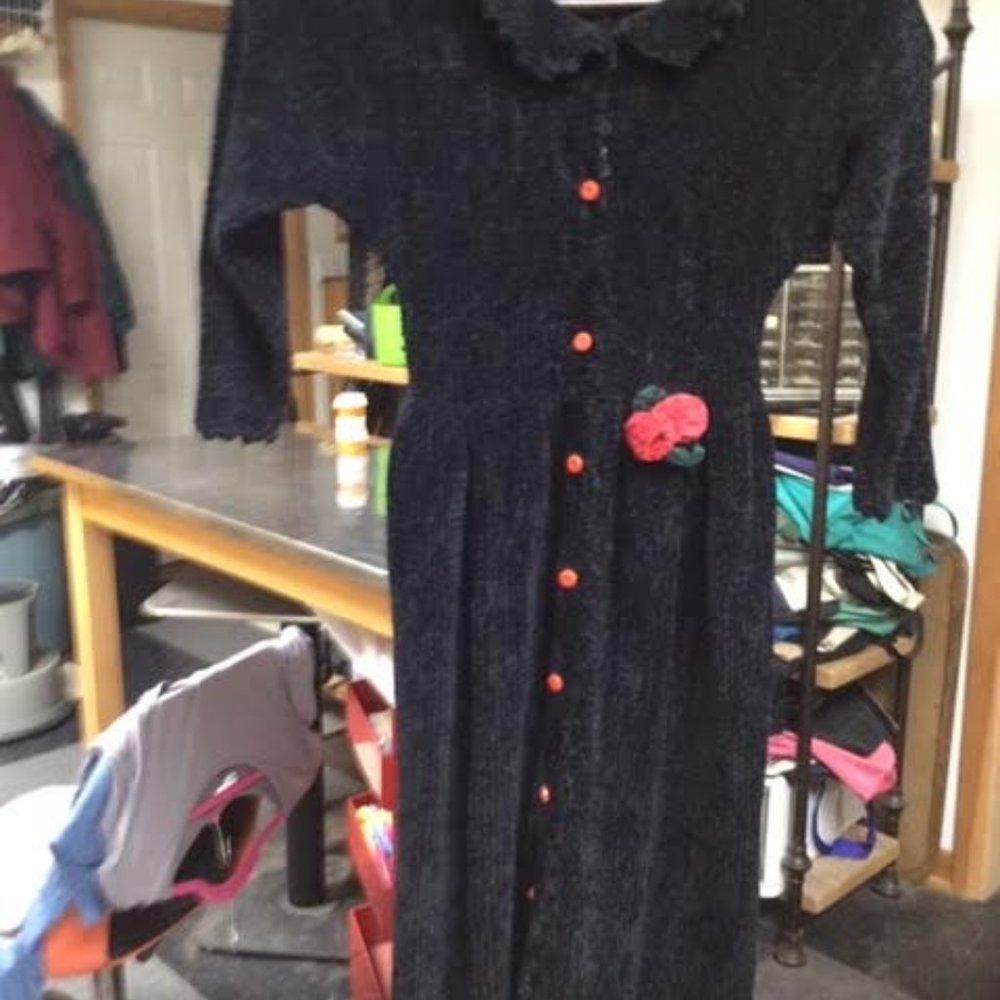black Chenille child dress